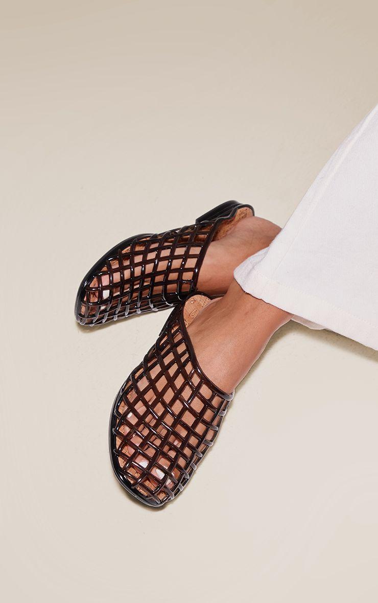 Jelly Cork Sole Mules by PRETTYLITTLETHING