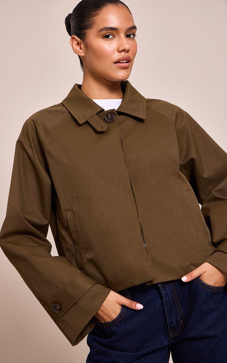 Long Sleeve Trench Style Jacket by PRETTYLITTLETHING