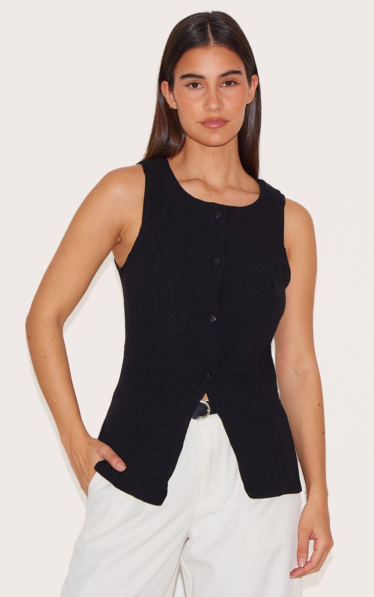 Longline Bengaline Waistcoat by PRETTYLITTLETHING