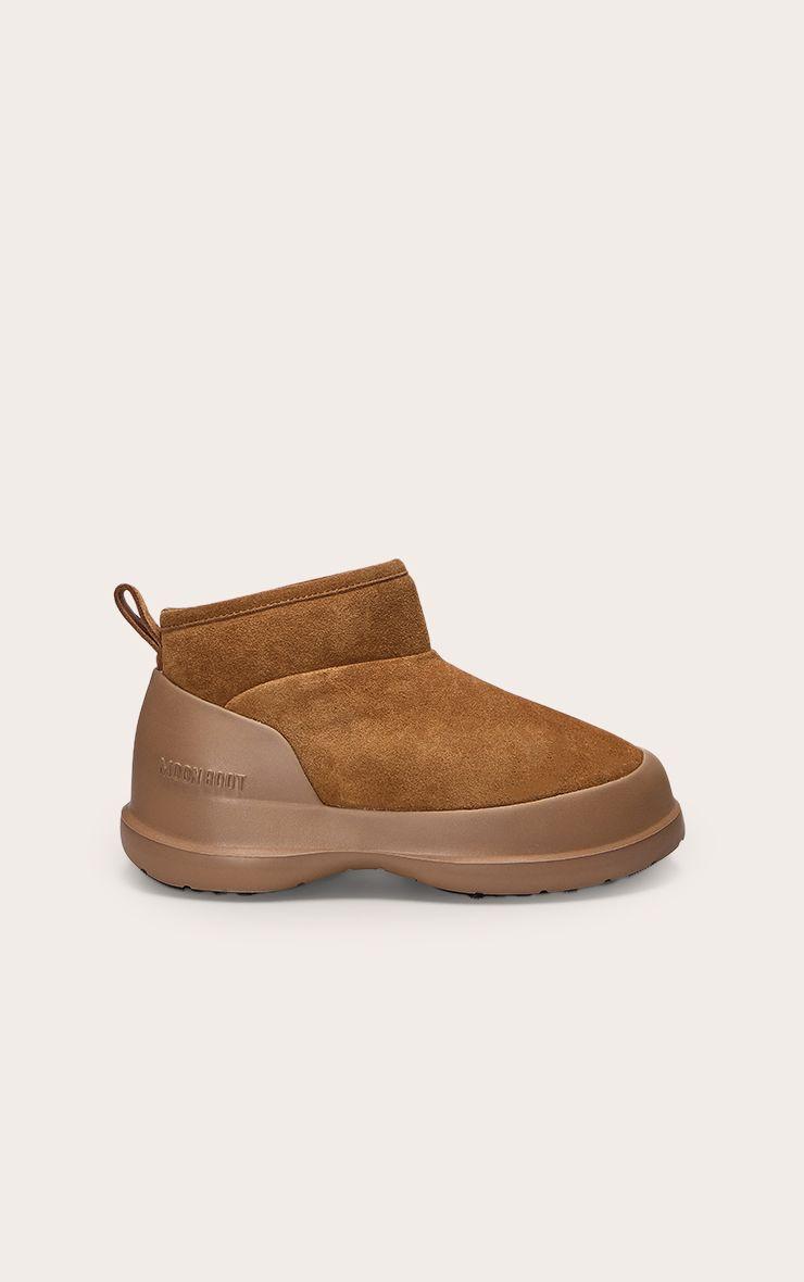 MOON BOOT Protect Faux Suede Luna Low by PRETTYLITTLETHING