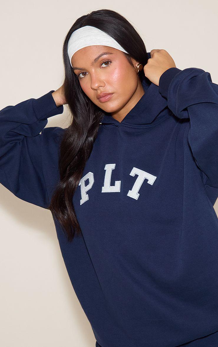 PLT Logo Oversized Hoodie by PRETTYLITTLETHING