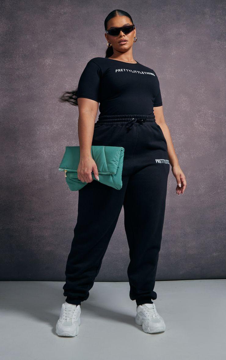 PRETTYLITTLETHING Plus  High Waisted Cuffed Joggers by PRETTYLITTLETHING