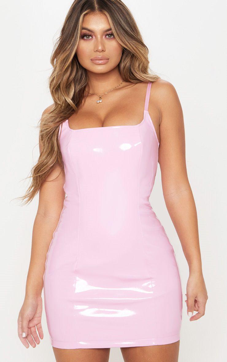 PU Bodycon Dress by PRETTYLITTLETHING
