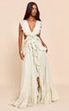 Petite  Frill Maxi Dress by PRETTYLITTLETHING