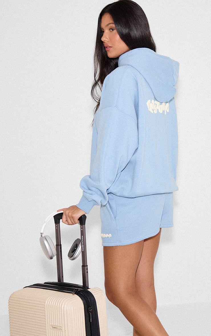 Plt Studio Puff Print Oversized Hoodie by PRETTYLITTLETHING