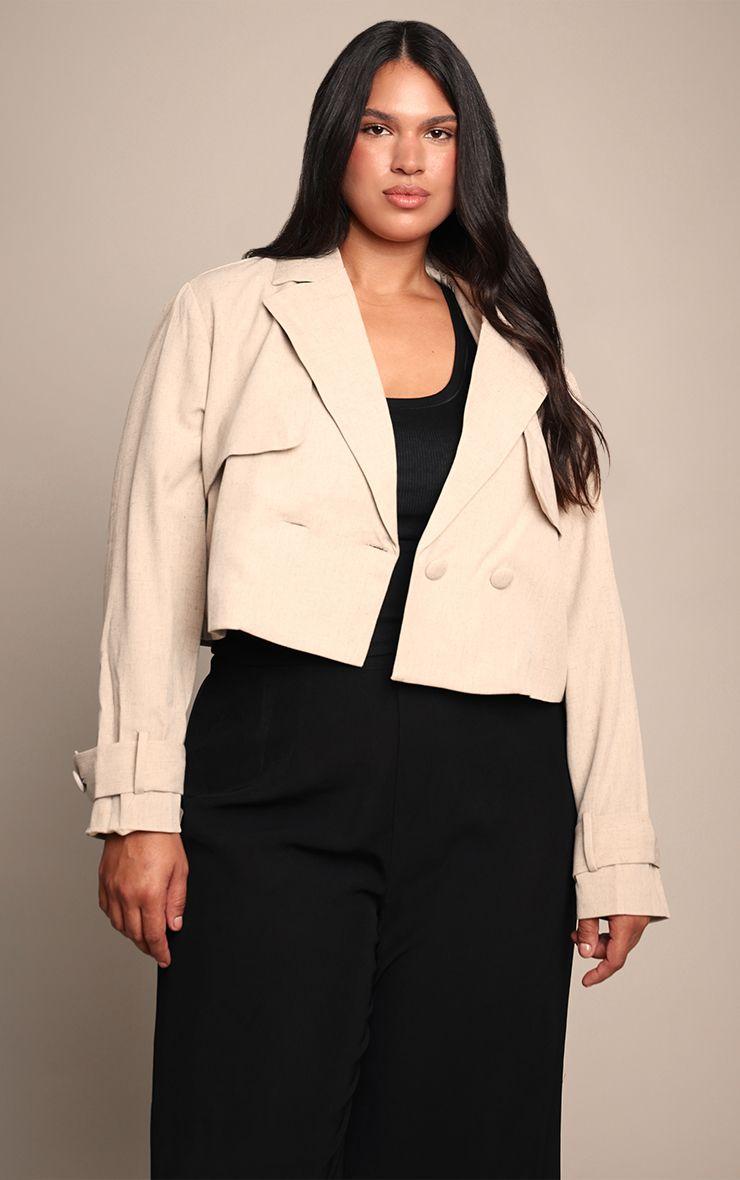 Plus  Short Trench by PRETTYLITTLETHING