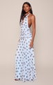 Polka Dot Chiffon Halterneck Maxi Dress by PRETTYLITTLETHING