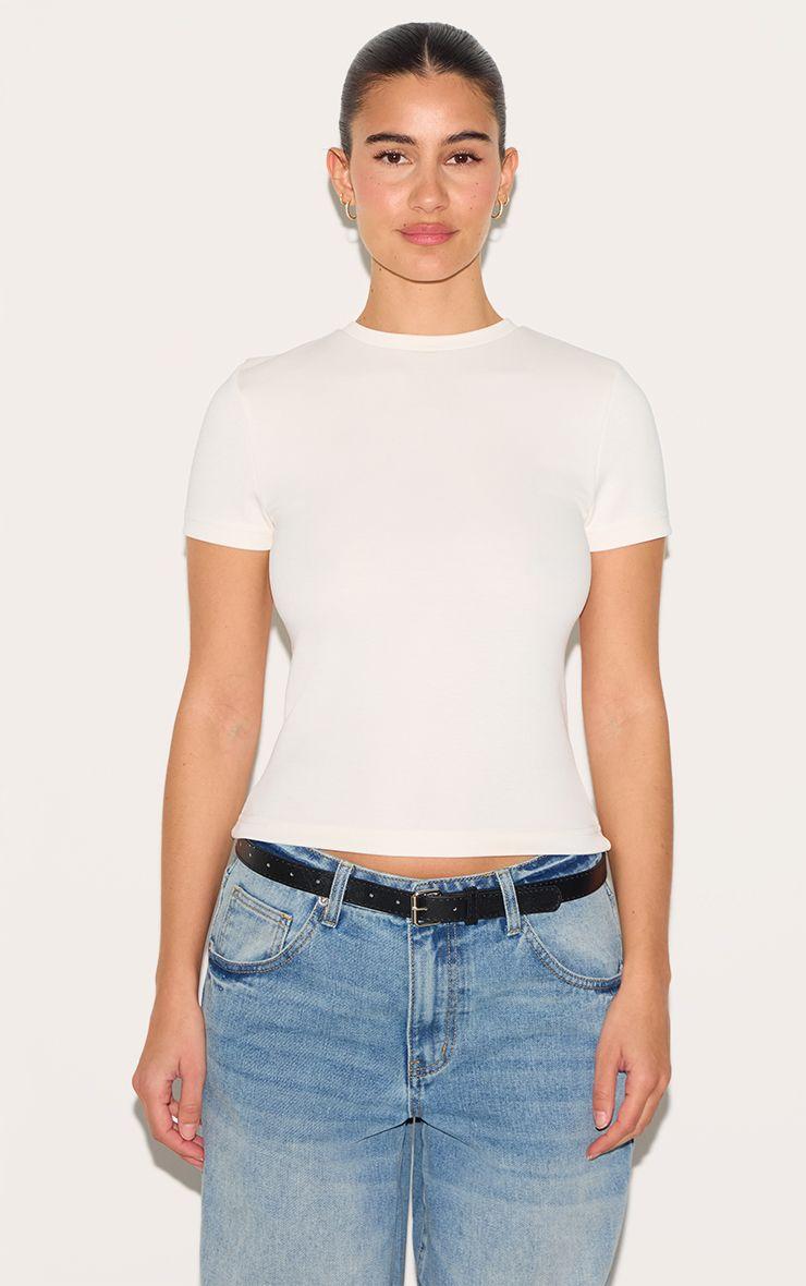 Premium Soft Touch Fitted T Shirt by PRETTYLITTLETHING