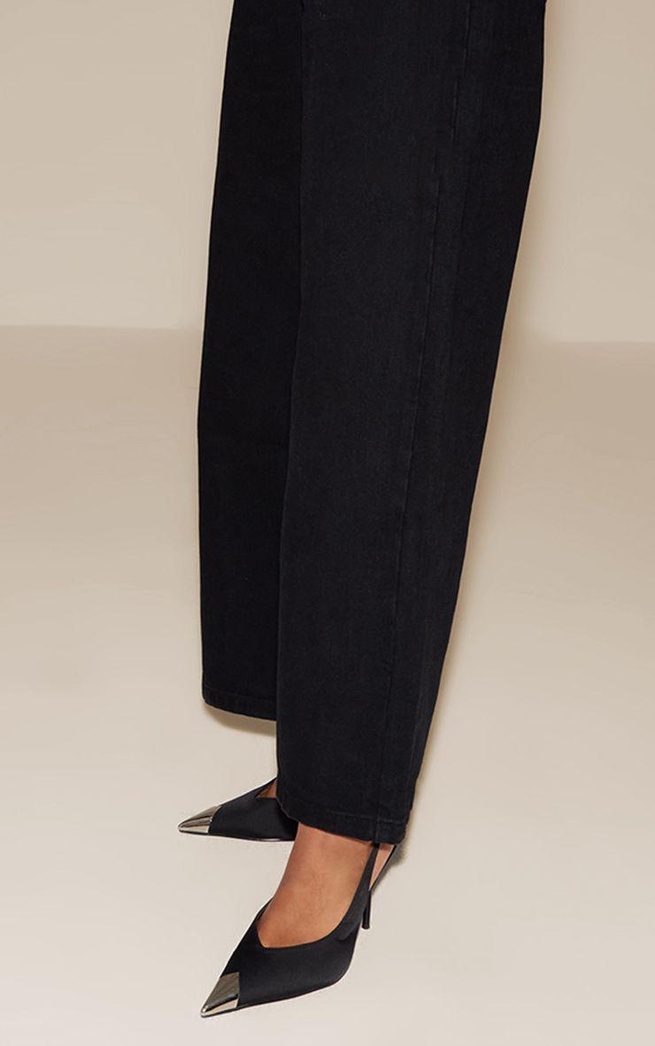 Satin Silver Cap Court Heels by PRETTYLITTLETHING