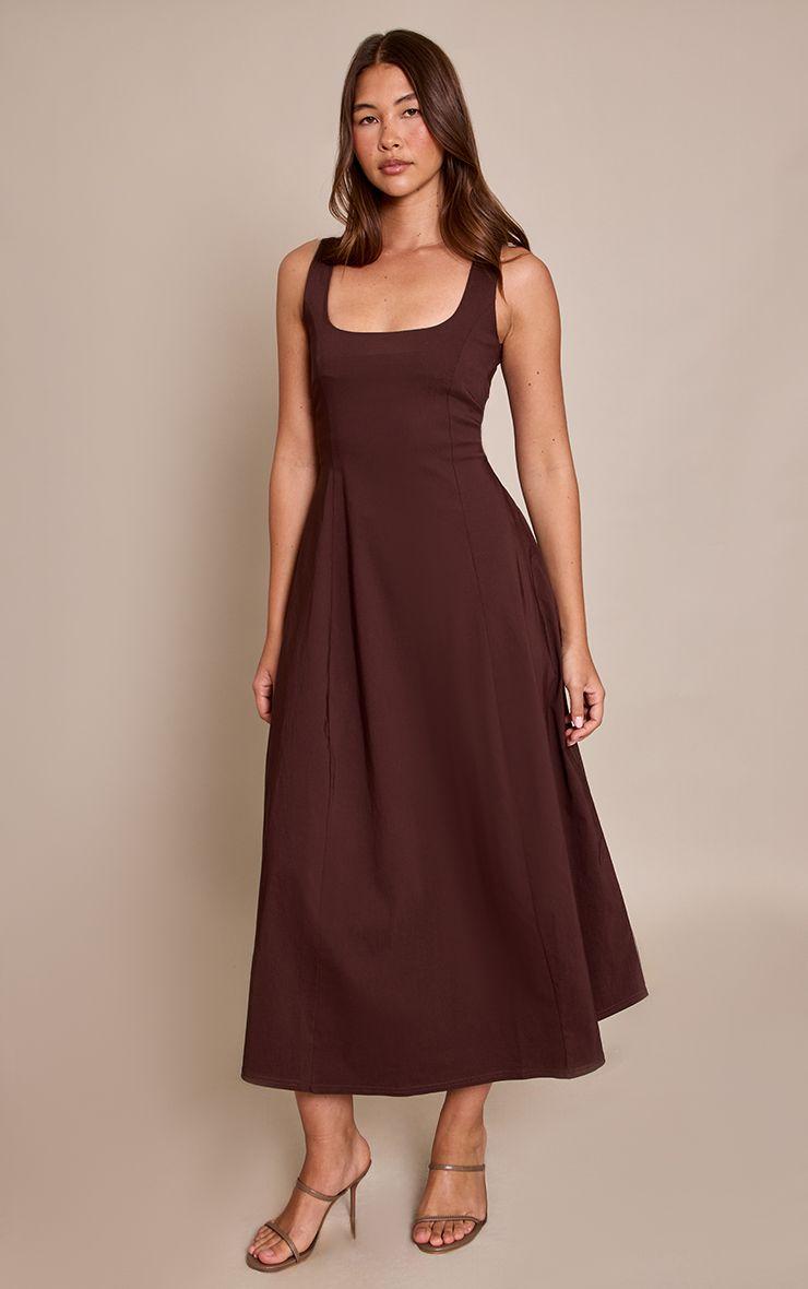 Scoop Neck Sleeveless Maxi Dress by PRETTYLITTLETHING