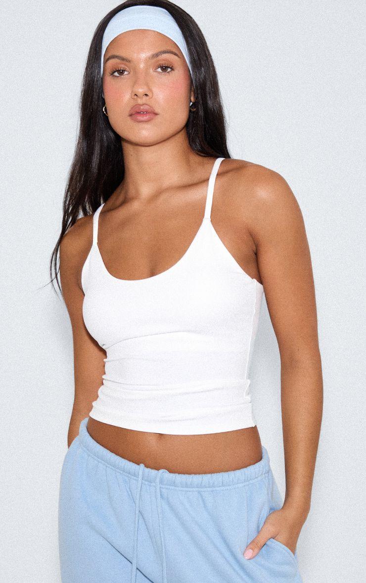 Sculpt Strappy Longline Sports Bra by PRETTYLITTLETHING