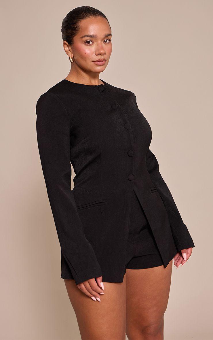 Shape  Button Front Blazer Playsuit by PRETTYLITTLETHING