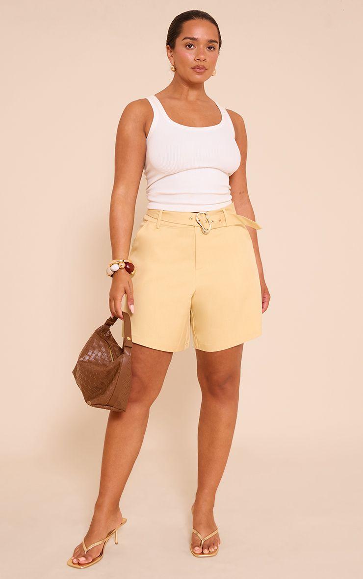 Shape  Gold Wave Trim Tailored Jorts by PRETTYLITTLETHING