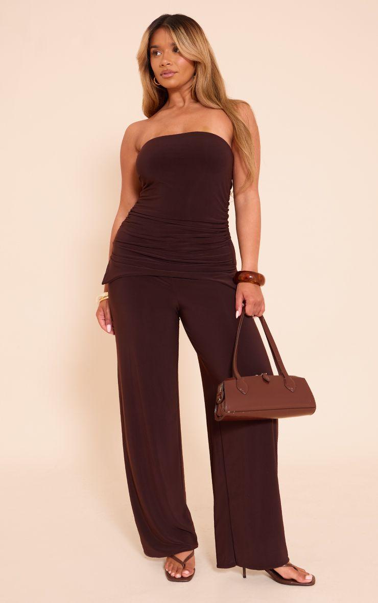 Shape  Highwaisted Wide Leg Trouser by PRETTYLITTLETHING