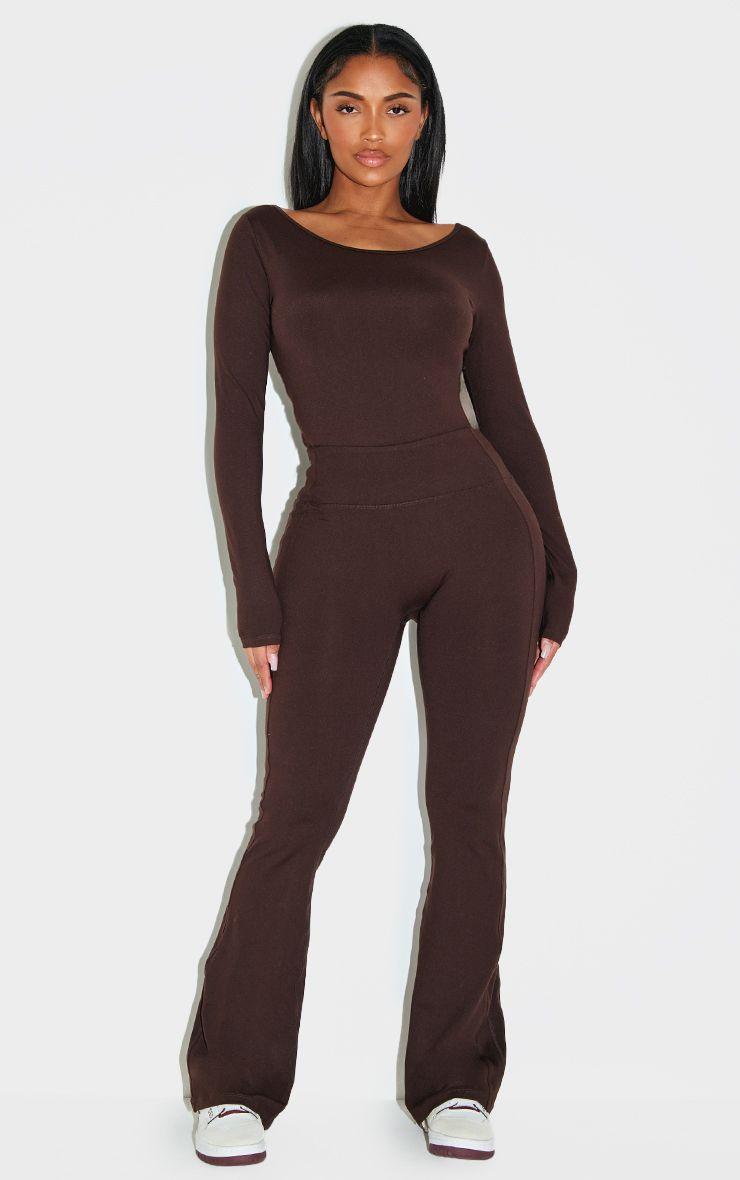 Shape  Sculpt Active High Waisted Seam Flared Trousers by PRETTYLITTLETHING