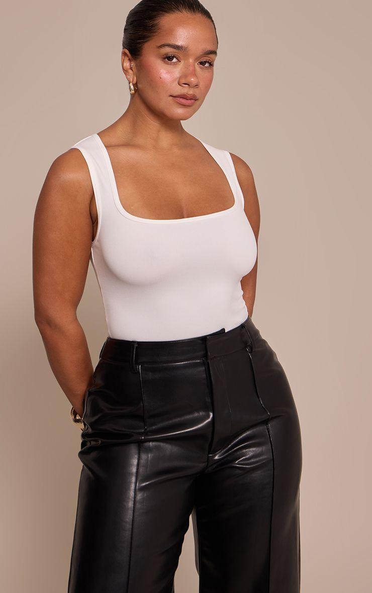 Shape  Sculpt Square Neck Bodysuit by PRETTYLITTLETHING