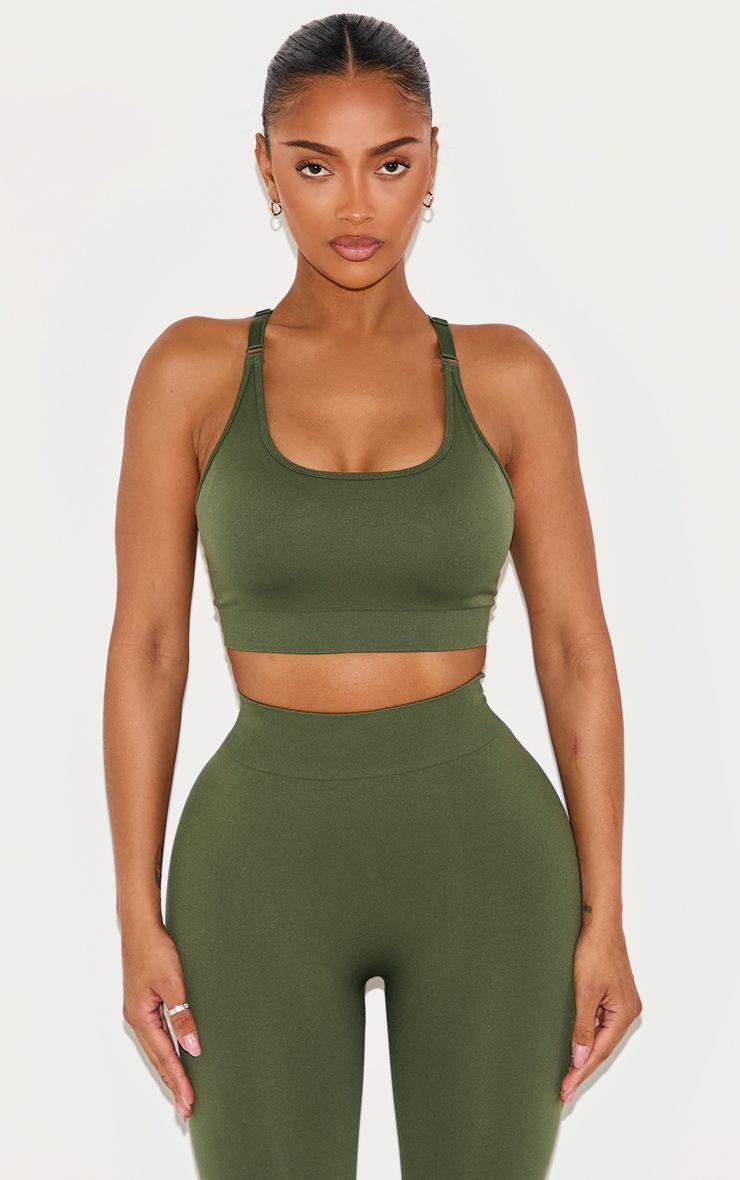 Shape  Seamless Active Cupped Sports Bra by PRETTYLITTLETHING