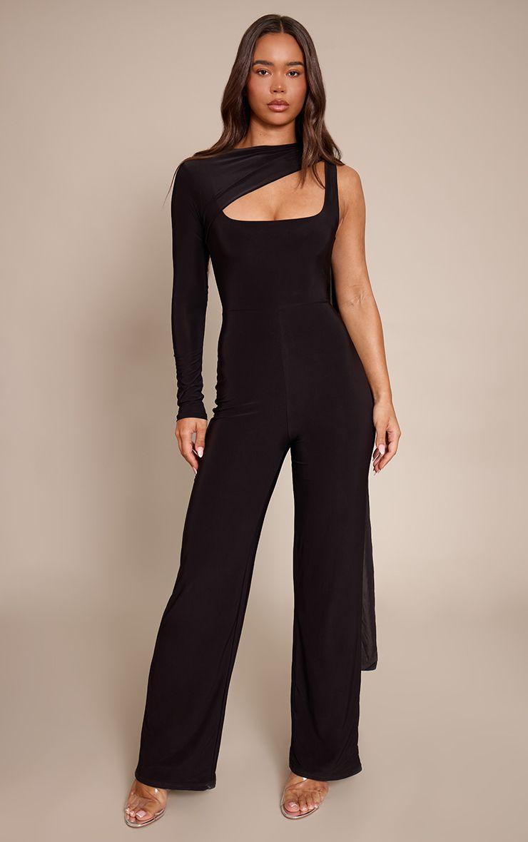 Slinky Cut Out Straight Leg Jumpsuit by PRETTYLITTLETHING