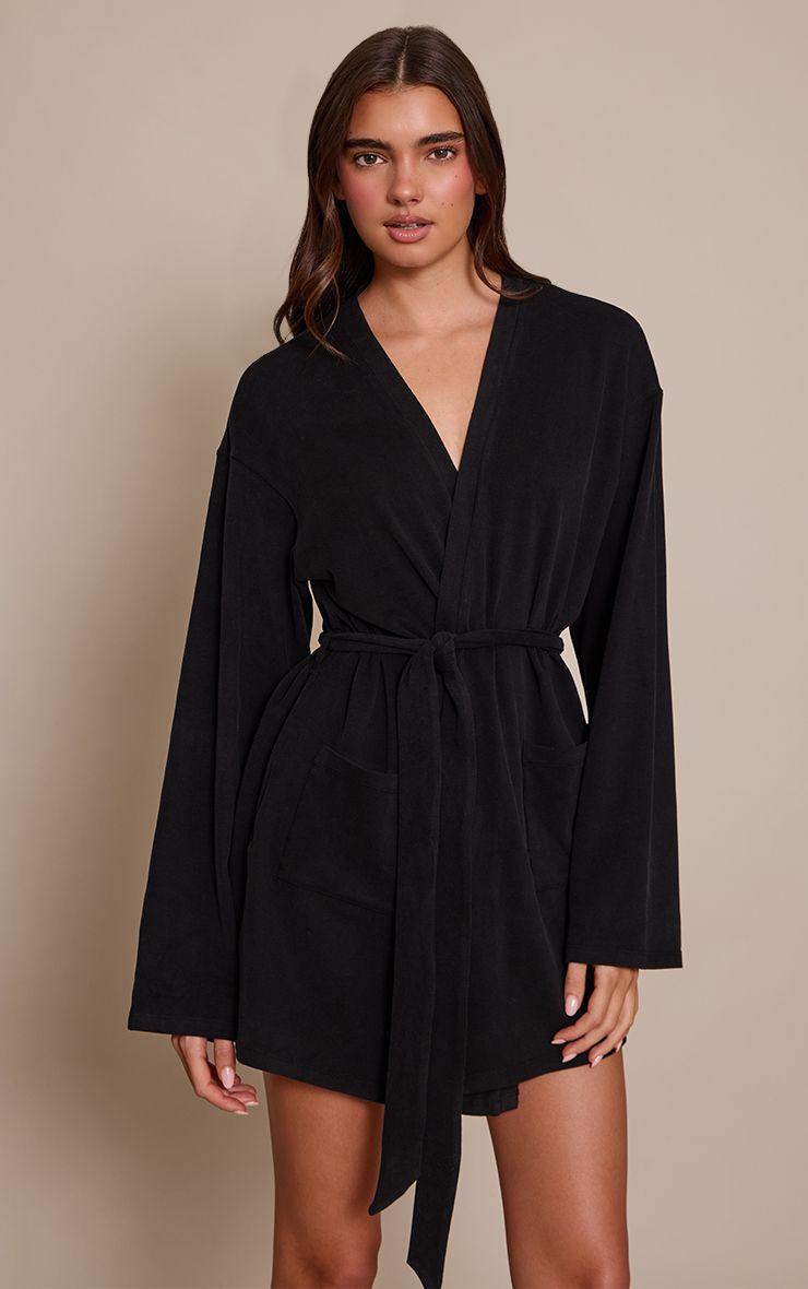 Soft Touch Short Dressing Gown by PRETTYLITTLETHING