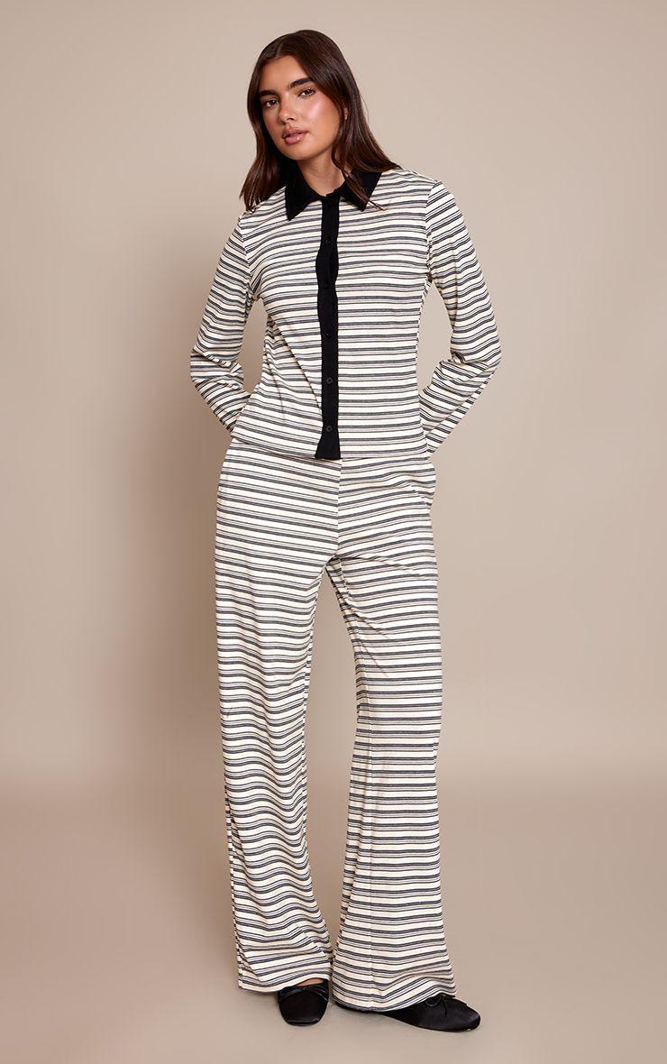Striped Contrast Straight Leg Slouchy Trousers Co-ord by PRETTYLITTLETHING
