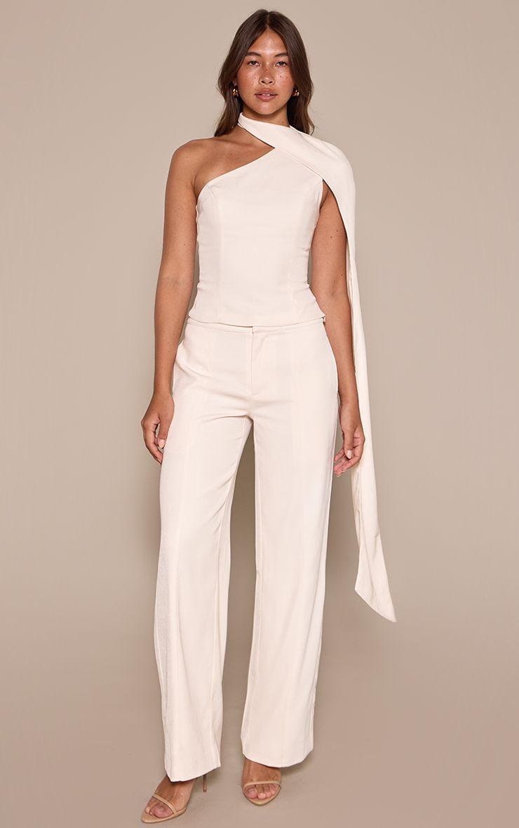 Tailored Woven Seam Detail Trousers Co-ord by PRETTYLITTLETHING