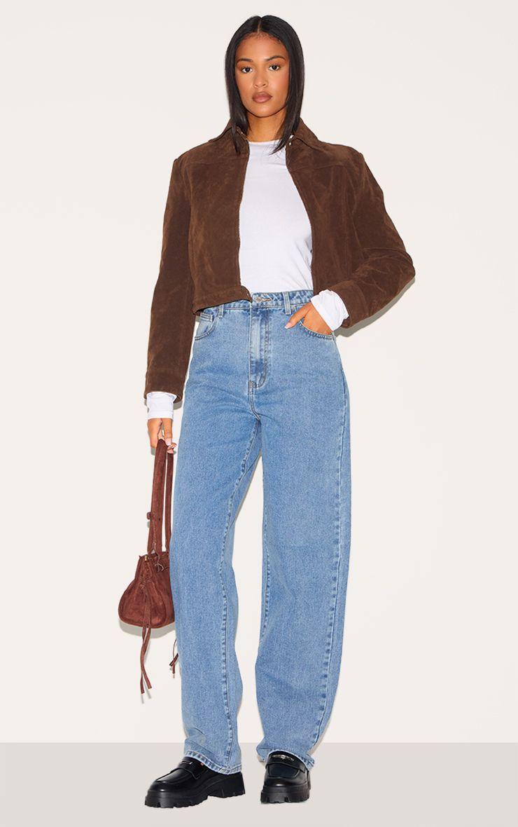 Tall  High Waist Boyfriend Jeans by PRETTYLITTLETHING