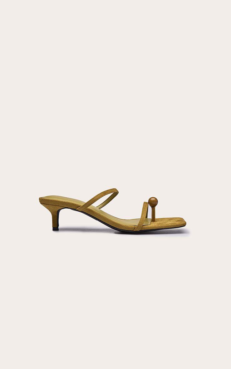 Toe Post Kitten Heeled Sandals by PRETTYLITTLETHING
