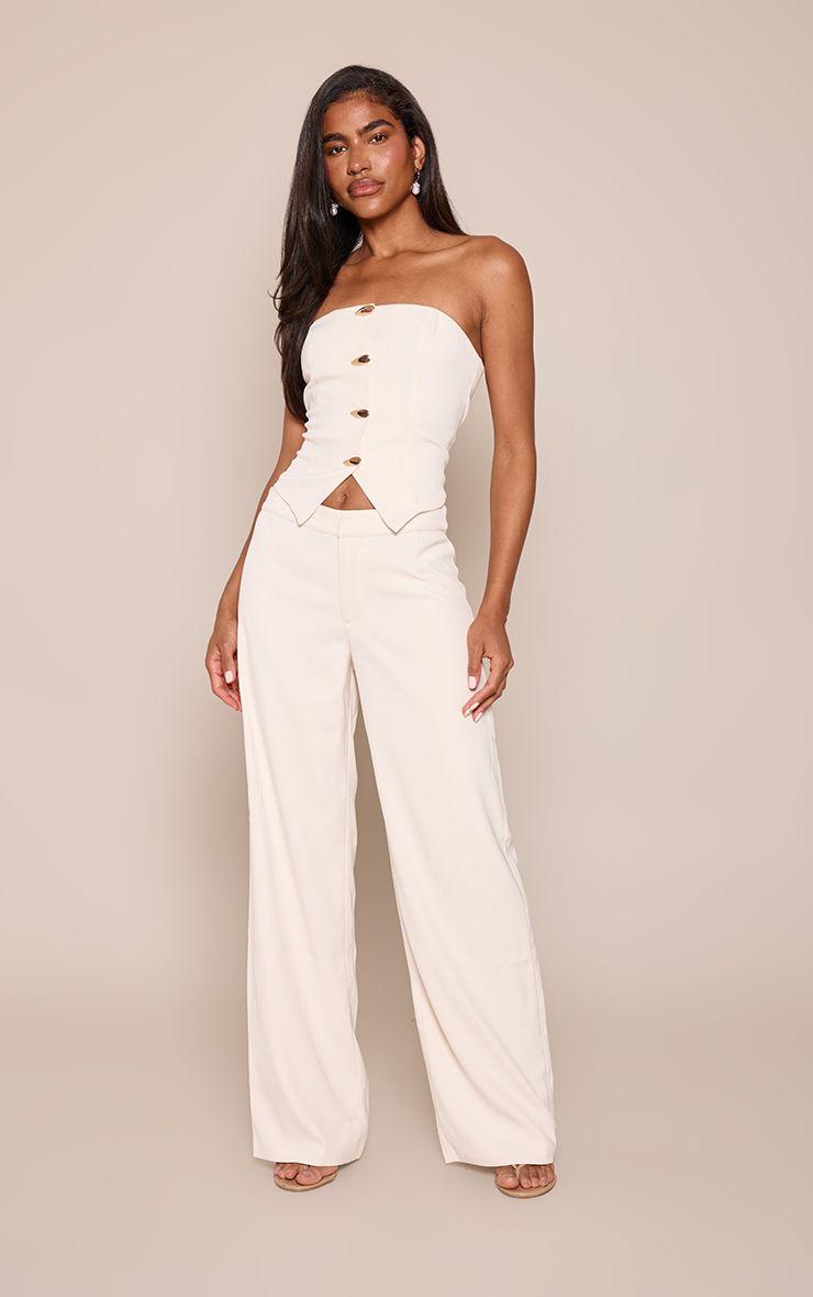Trim Detail Tailored Trousers Co-ord by PRETTYLITTLETHING