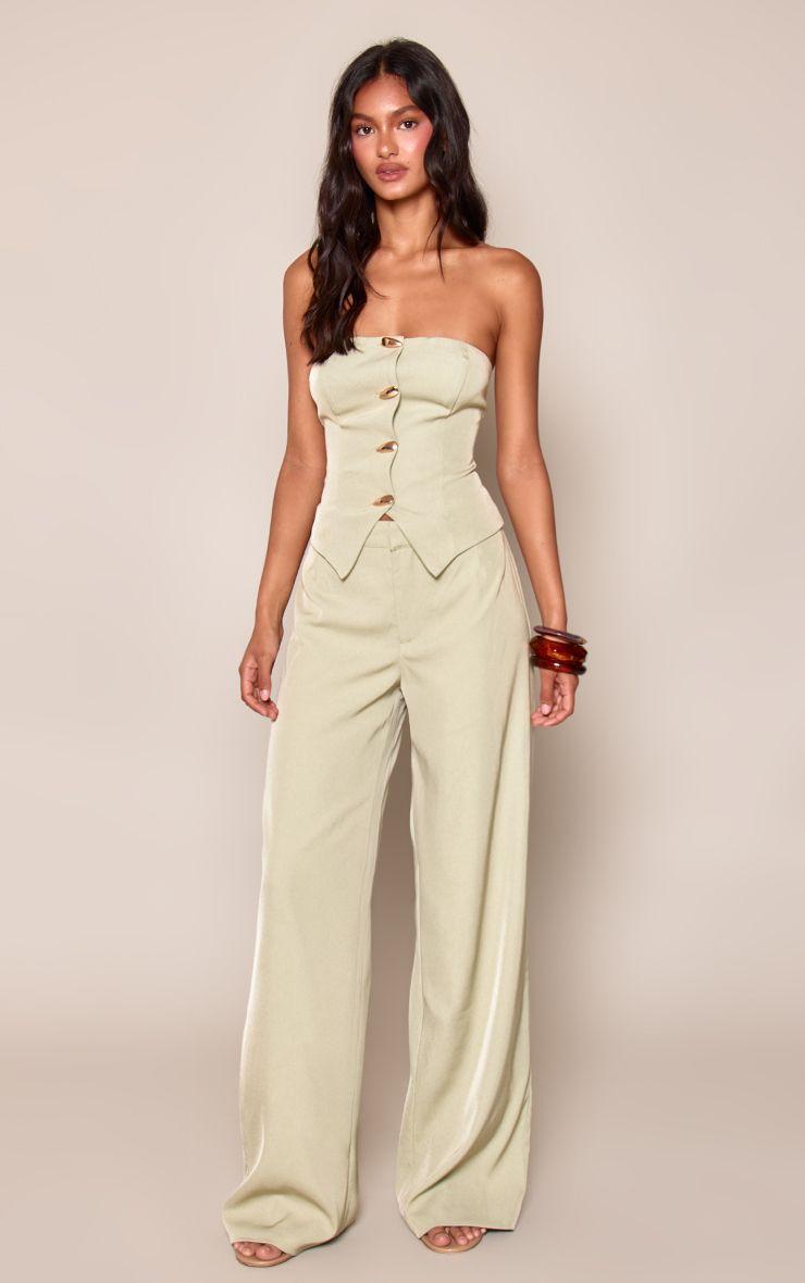 Trim Detail Tailored Trousers Co-ord by PRETTYLITTLETHING