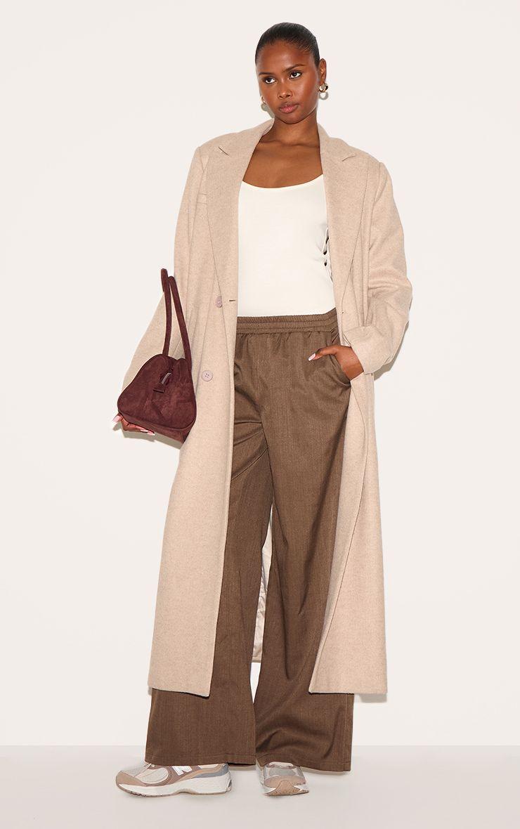 Woven Elasticated Waist Wide Leg Trousers by PRETTYLITTLETHING