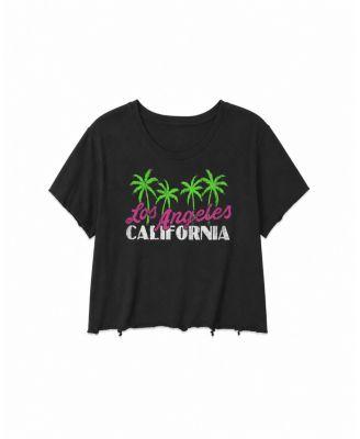 Girls' California Palm Tree Crop Top - Big Kid by PRINCE PETER COLLECTION