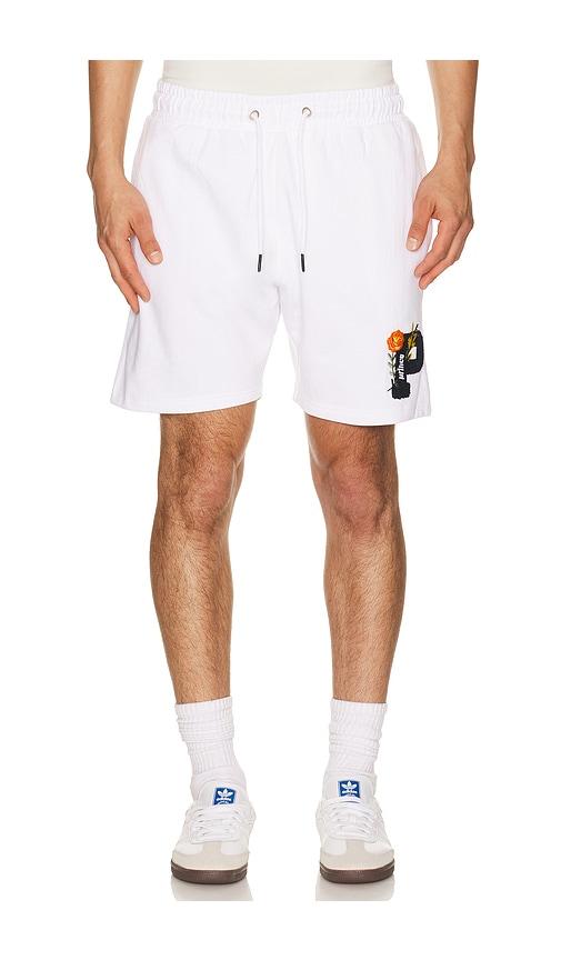 Prince Tennis Brushed Fleece Short in White by PRINCE TENNIS