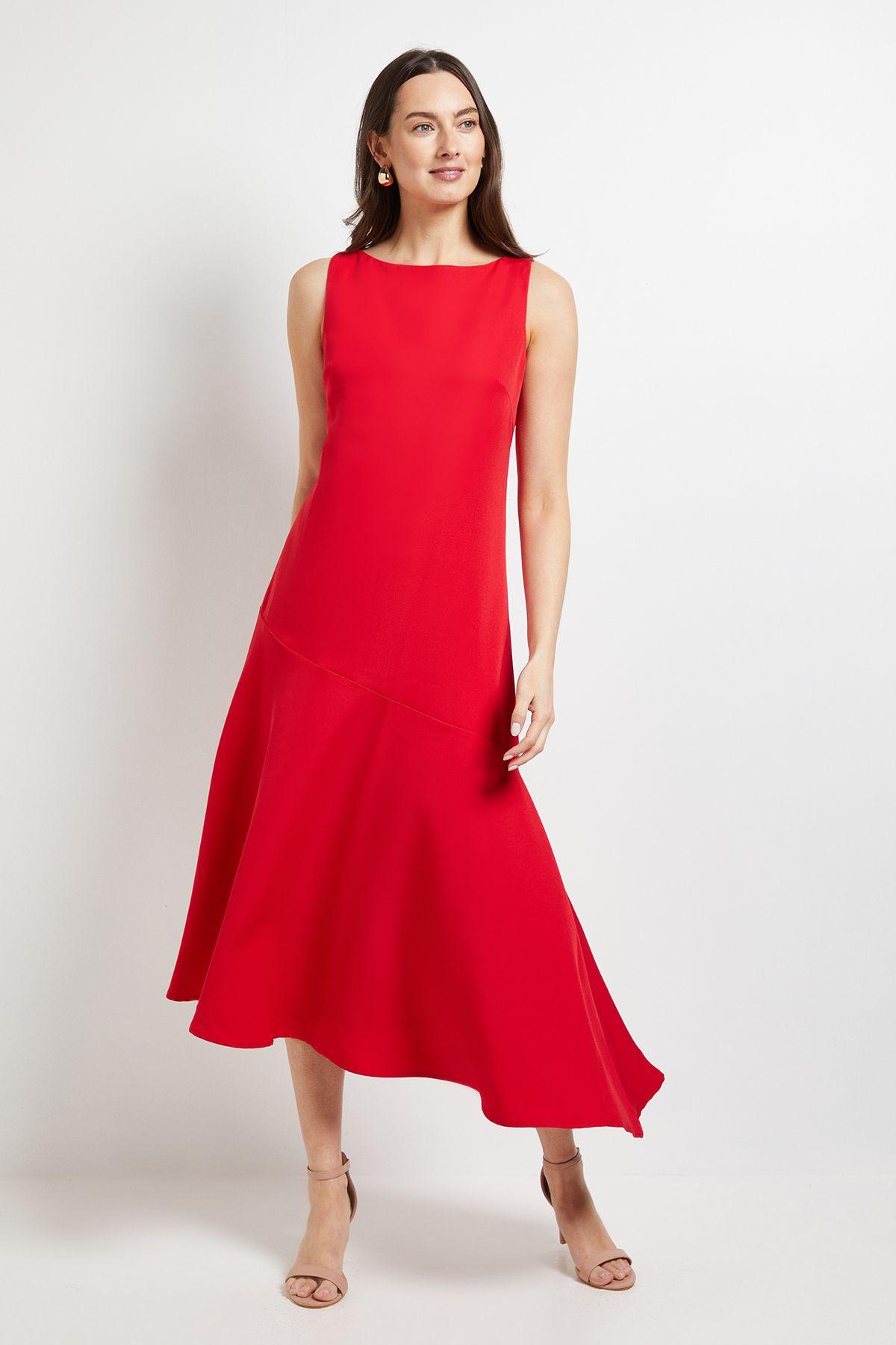 Formal Drop Waist Midi Dress by PRINCIPLES