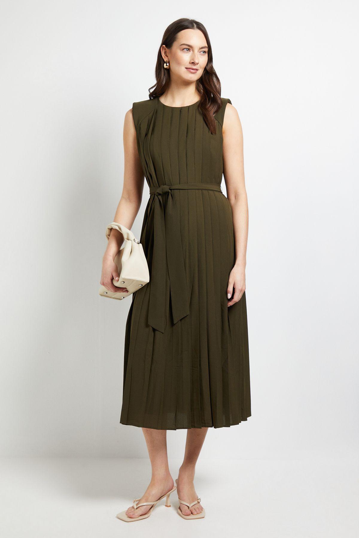 Pleated Midi Dress by PRINCIPLES