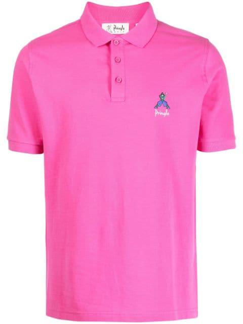 Geometric George Golf polo shirt by PRINGLE OF SCOTLAND