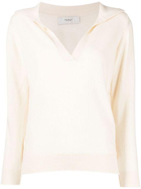 Polo-style jumper by PRINGLE OF SCOTLAND
