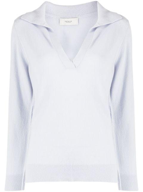 Polo-style jumper by PRINGLE OF SCOTLAND