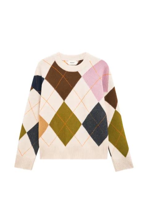 crew-neck argyle sweater by PRINGLE OF SCOTLAND