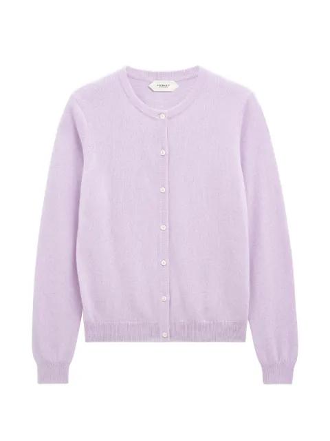 crew-neck cashmere cardigan by PRINGLE OF SCOTLAND