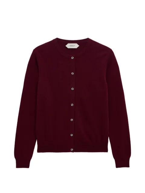 crew-neck cashmere cardigan by PRINGLE OF SCOTLAND