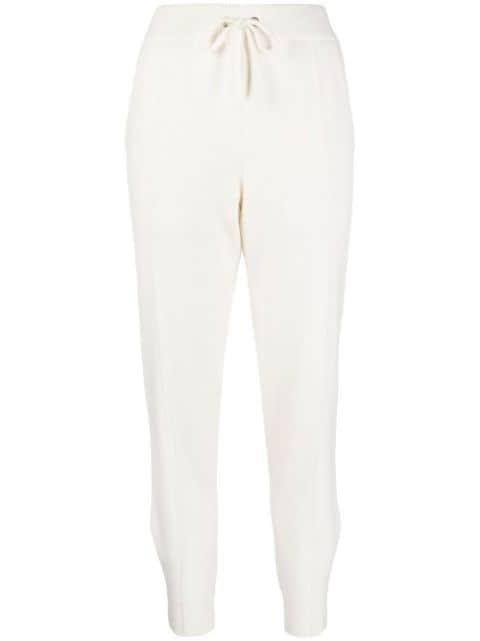 fine-knit track pants by PRINGLE OF SCOTLAND