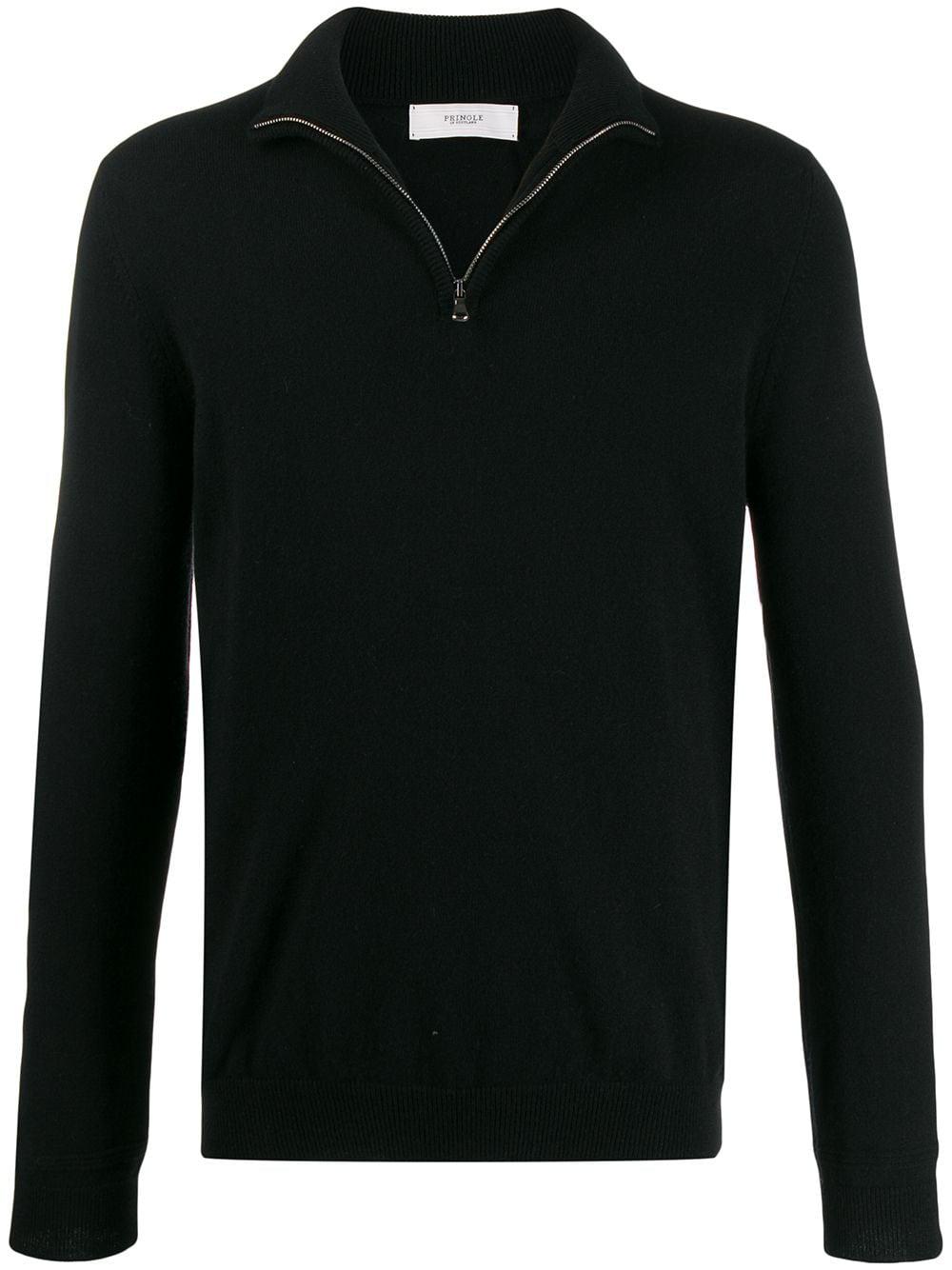 half-zip cashmere jumper by PRINGLE OF SCOTLAND