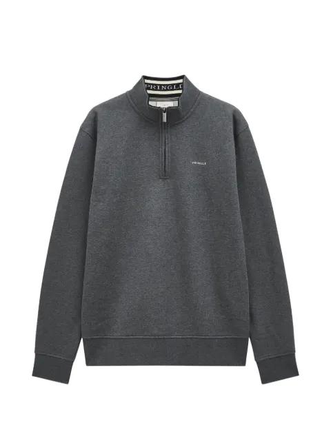 quarter zip track sweatshirt by PRINGLE OF SCOTLAND