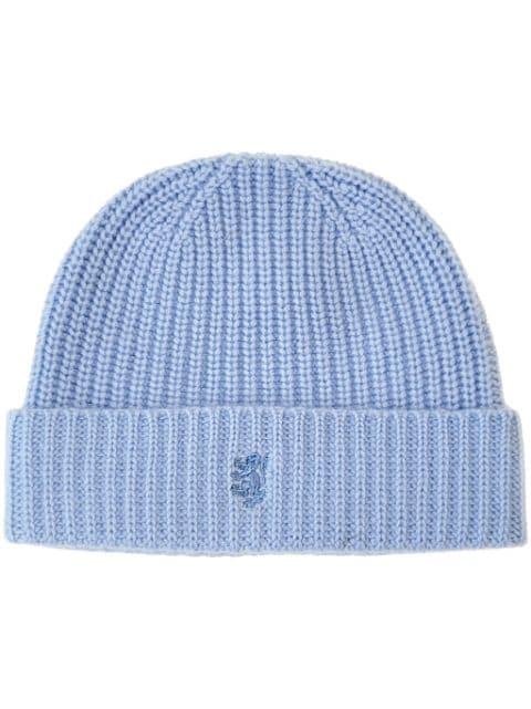 ribbed cashmere beanie by PRINGLE OF SCOTLAND