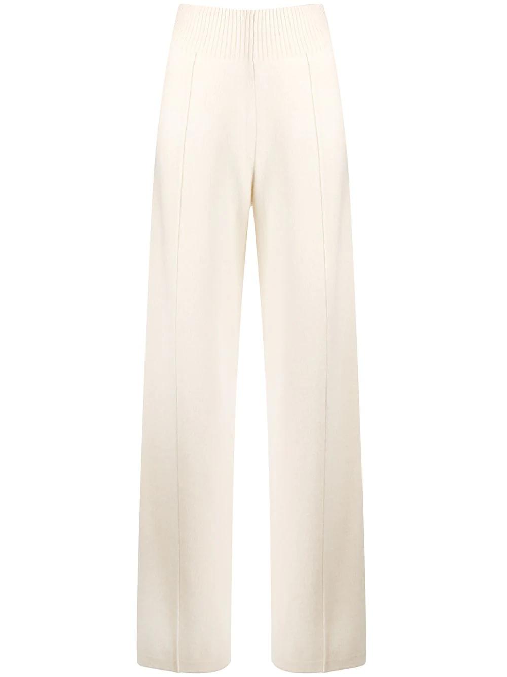wide-leg knitted trousers by PRINGLE OF SCOTLAND