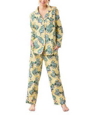 Printed Long Pajama Set by PRINT FRESH