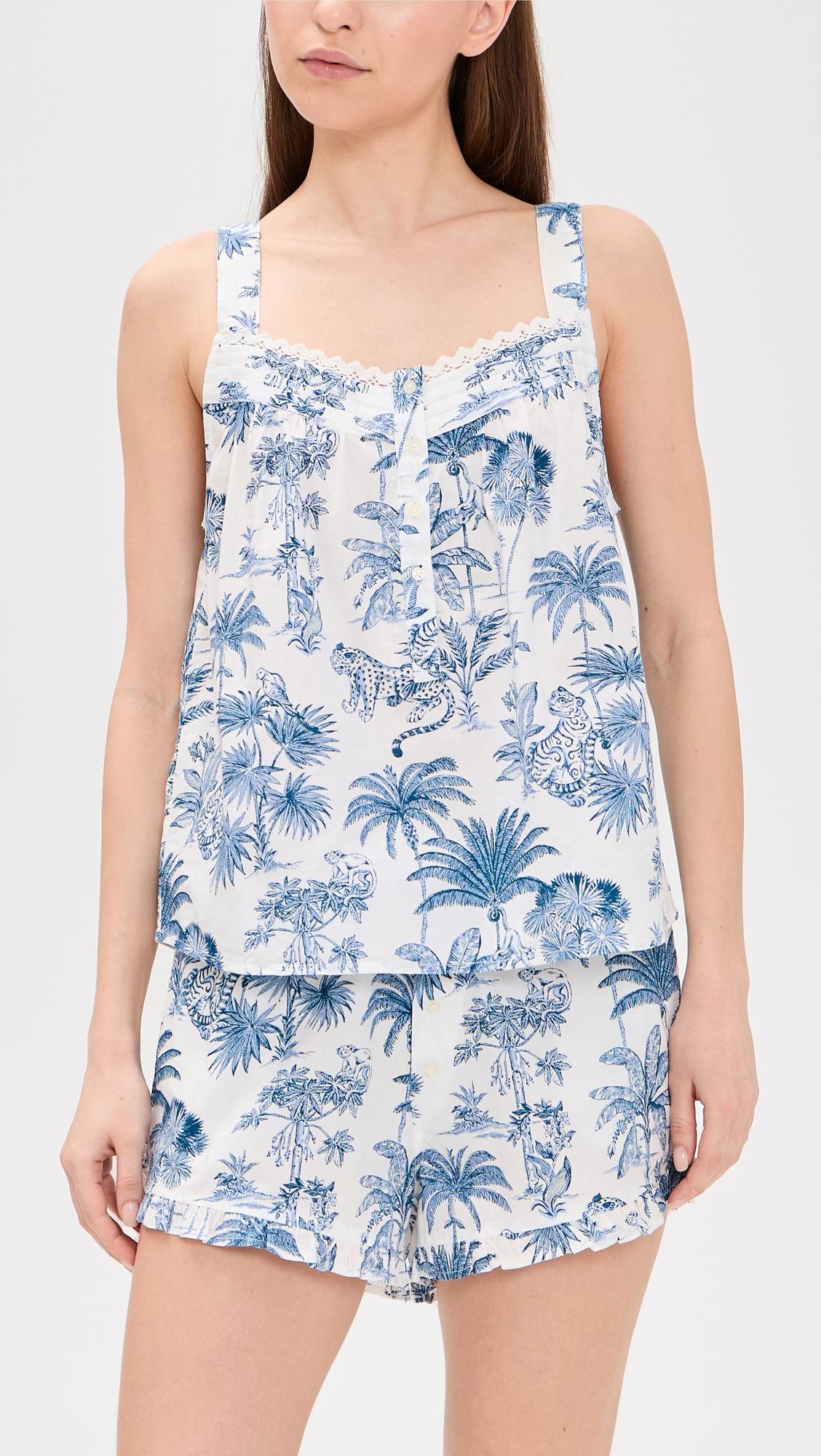 Back To Bed Short Pajama Set by PRINTFRESH