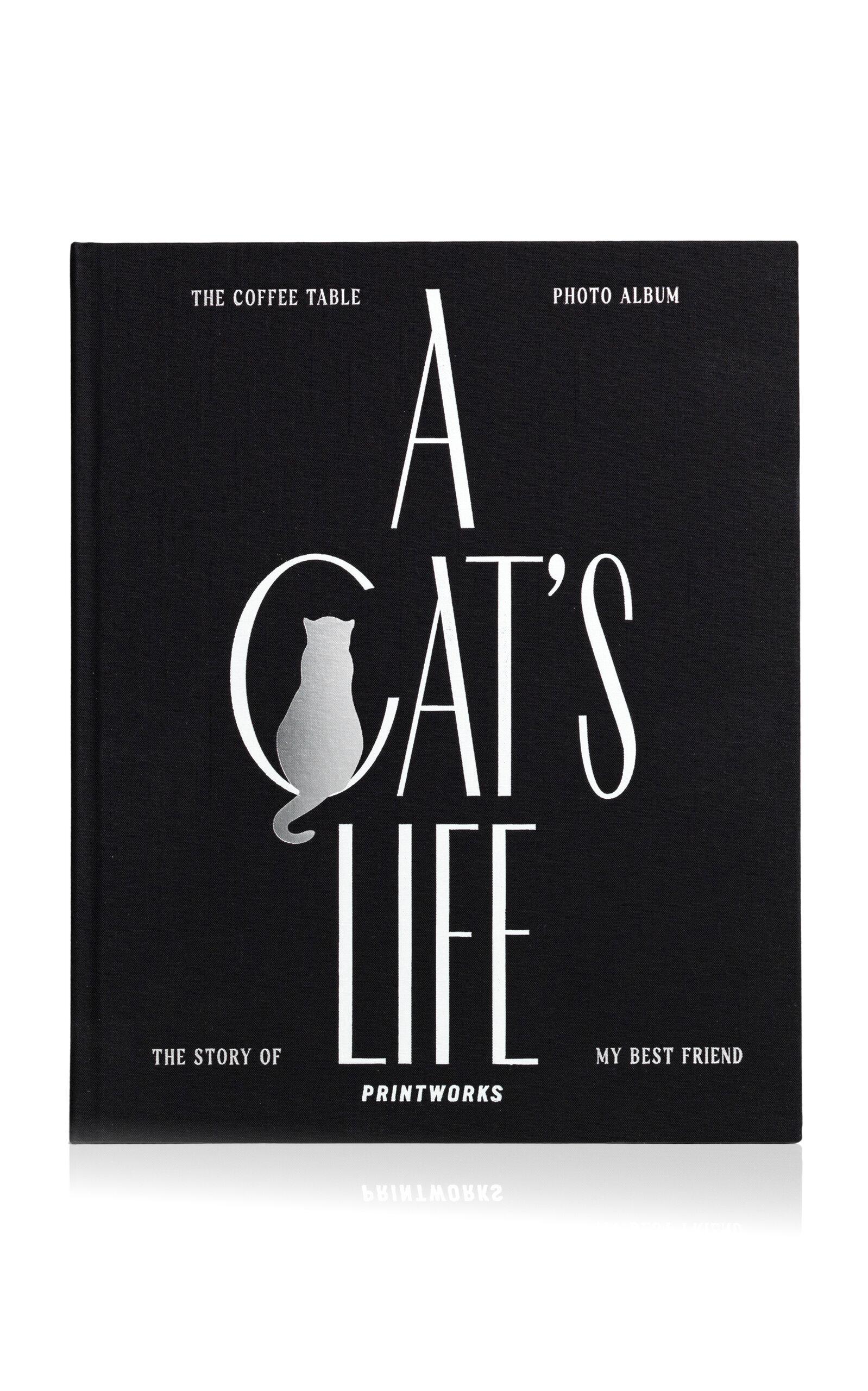 Printworks - A Cat's Life Photo Album - Black - Moda Operandi by PRINTWORKS