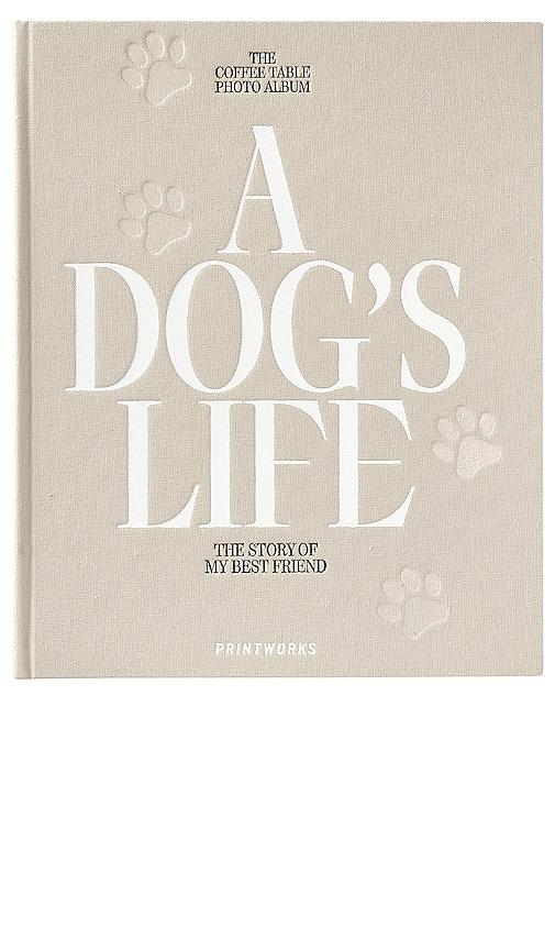 Printworks A Dog's Life Dog Album in Beige by PRINTWORKS