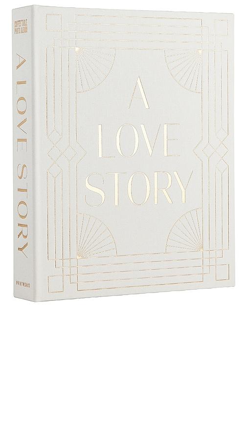 Printworks A Love Story Wedding Album in White by PRINTWORKS